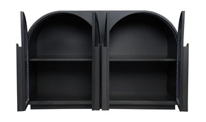 detail view of Salone Cabinet Black luxury Buffets & Sideboard
