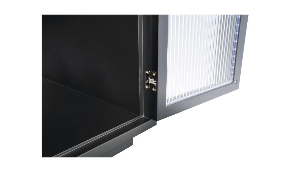 lifestyle view of Salone Cabinet Black luxury Buffets & Sideboard