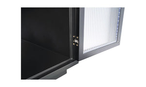 lifestyle view of Salone Cabinet Black luxury Buffets & Sideboard