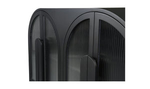 lifestyle view of Salone Cabinet Black luxury Buffets & Sideboard