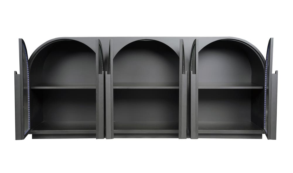 lifestyle view of Salone Sideboard Black luxury Buffets & Sideboard