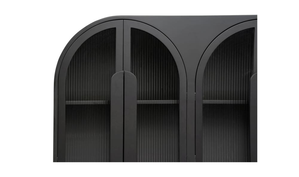 lifestyle view of Salone Sideboard Black luxury Buffets & Sideboard