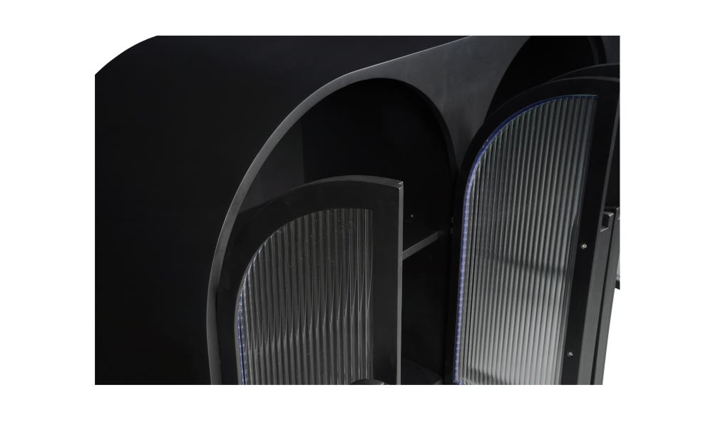 lifestyle view of Salone Sideboard Black luxury Buffets & Sideboard