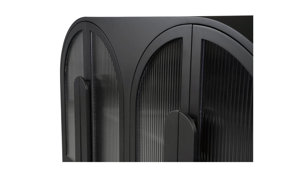 lifestyle view of Salone Sideboard Black luxury Buffets & Sideboard