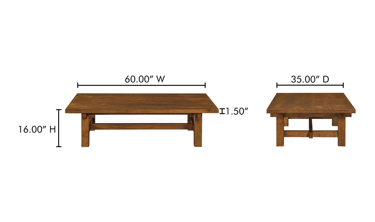 Mikoshi Coffee Table Vintage Brown