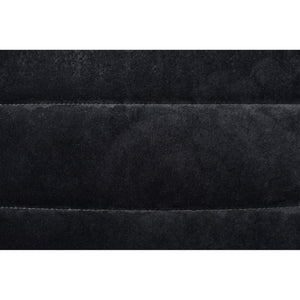 Close-up of Chatra Indoor Pillow in dark gray showing texture and stitching
