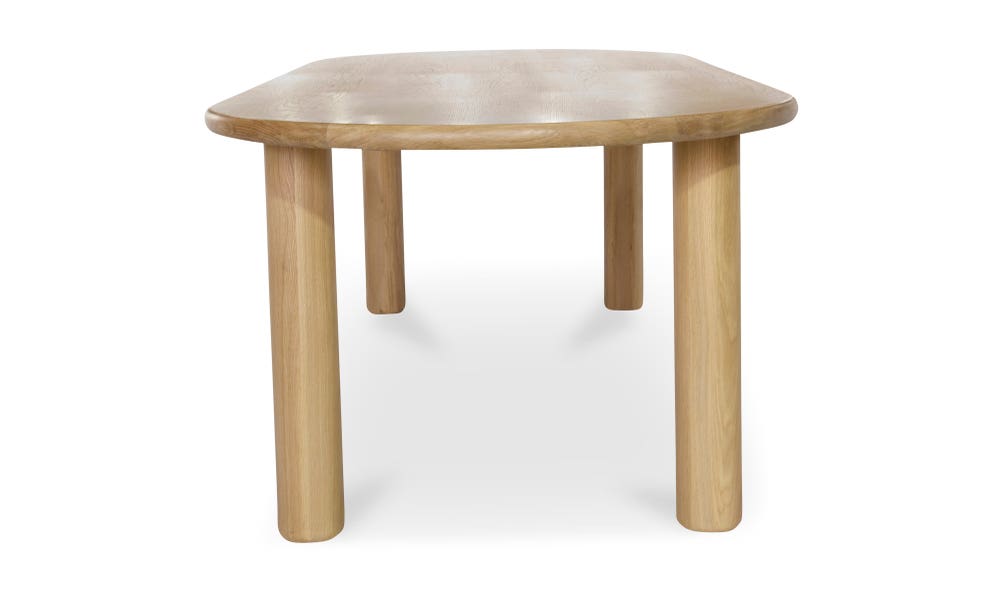lifestyle view of Milo Small Dining Table Oak luxury Table