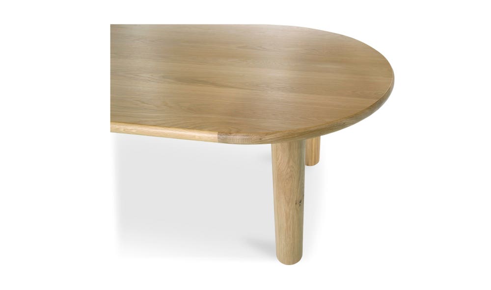 lifestyle view of Milo Small Dining Table Oak luxury Table
