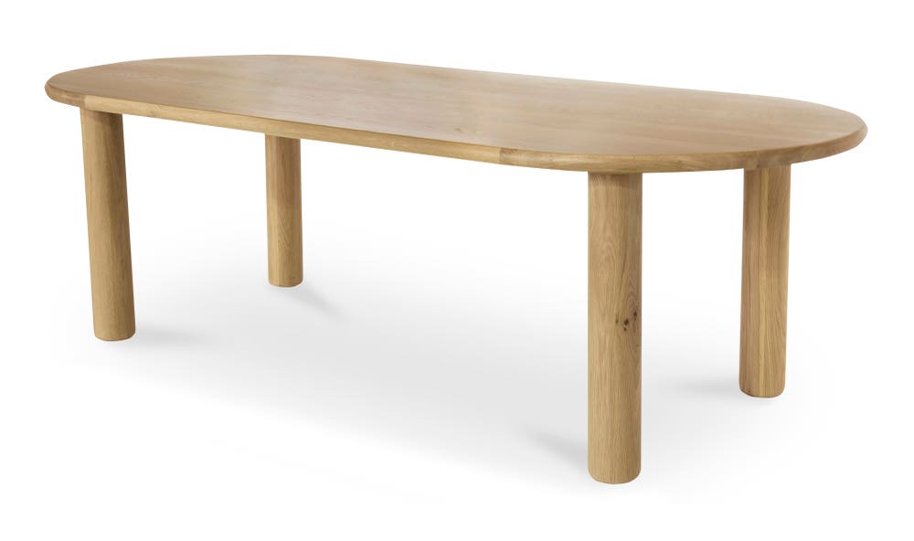 lifestyle view of Milo Large Dining Table Oak luxury Table