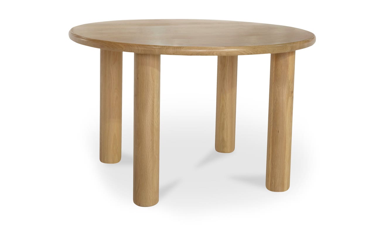 Milo Round Dining Table Oak