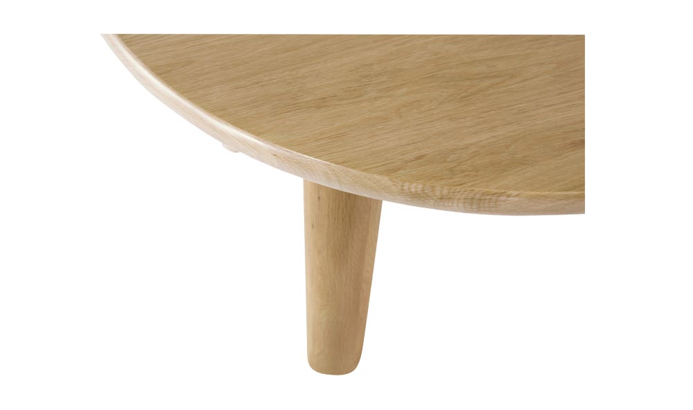 lifestyle view of Milo Round Dining Table Oak luxury Table