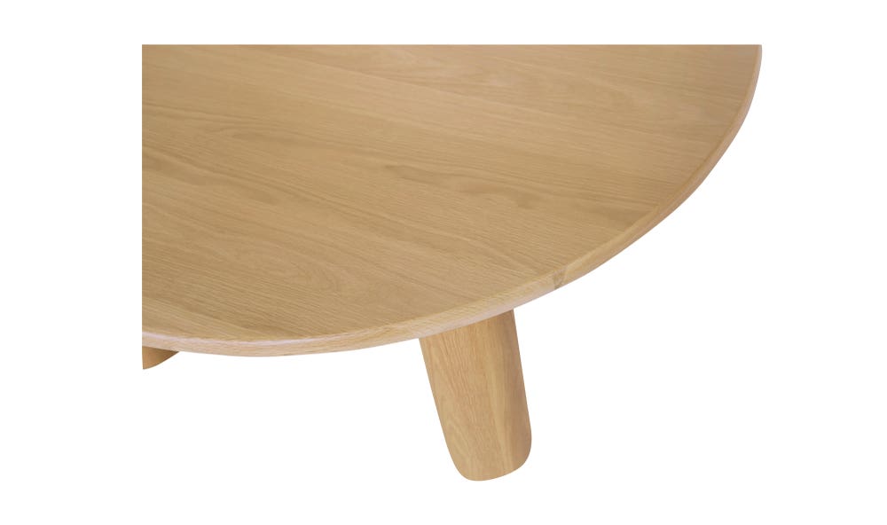 lifestyle view of Milo Coffee Table Oak luxury Coffee Table