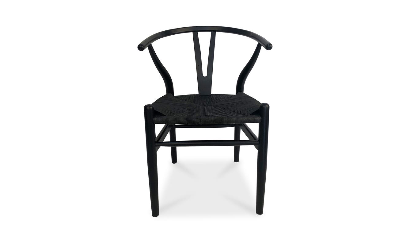 lifestyle view of Ventana Dining Chair Black - Set Of Two luxury Chair