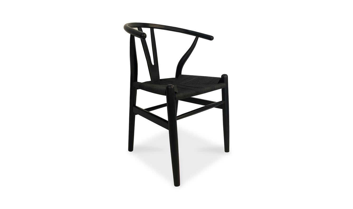 lifestyle view of Ventana Dining Chair Black - Set Of Two luxury Chair