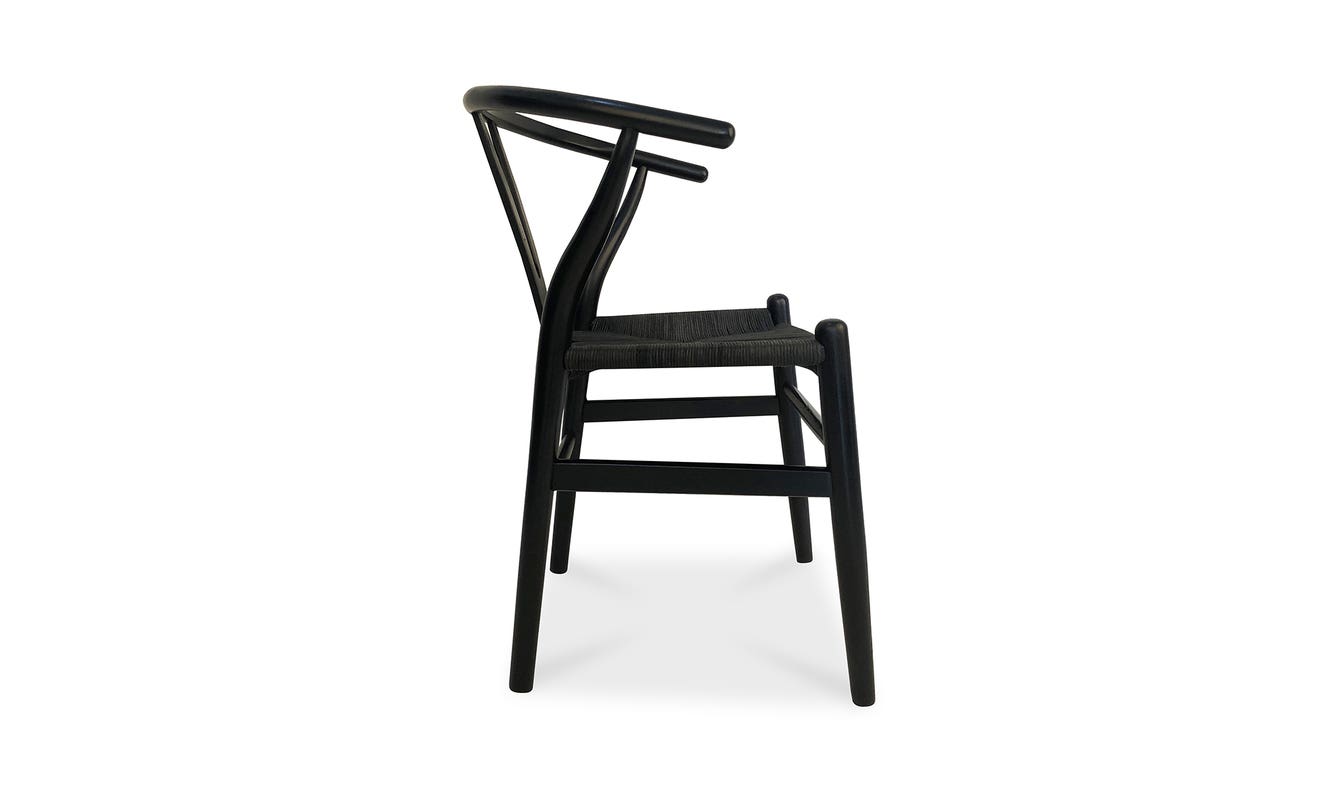 lifestyle view of Ventana Dining Chair Black - Set Of Two luxury Chair