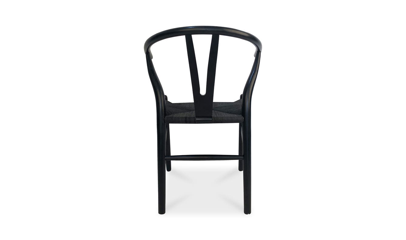 lifestyle view of Ventana Dining Chair Black - Set Of Two luxury Chair