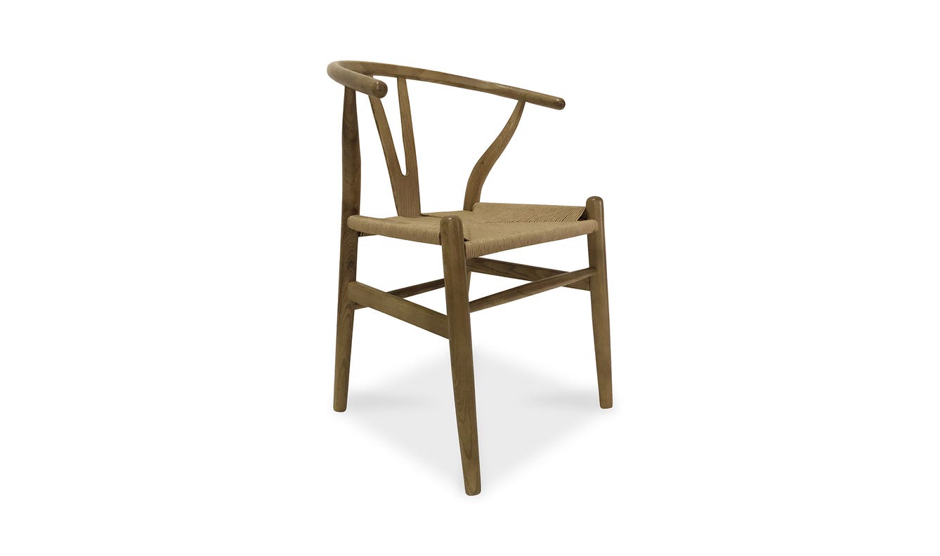 lifestyle view of Ventana Dining Chair Natural - Set Of Two luxury Chair