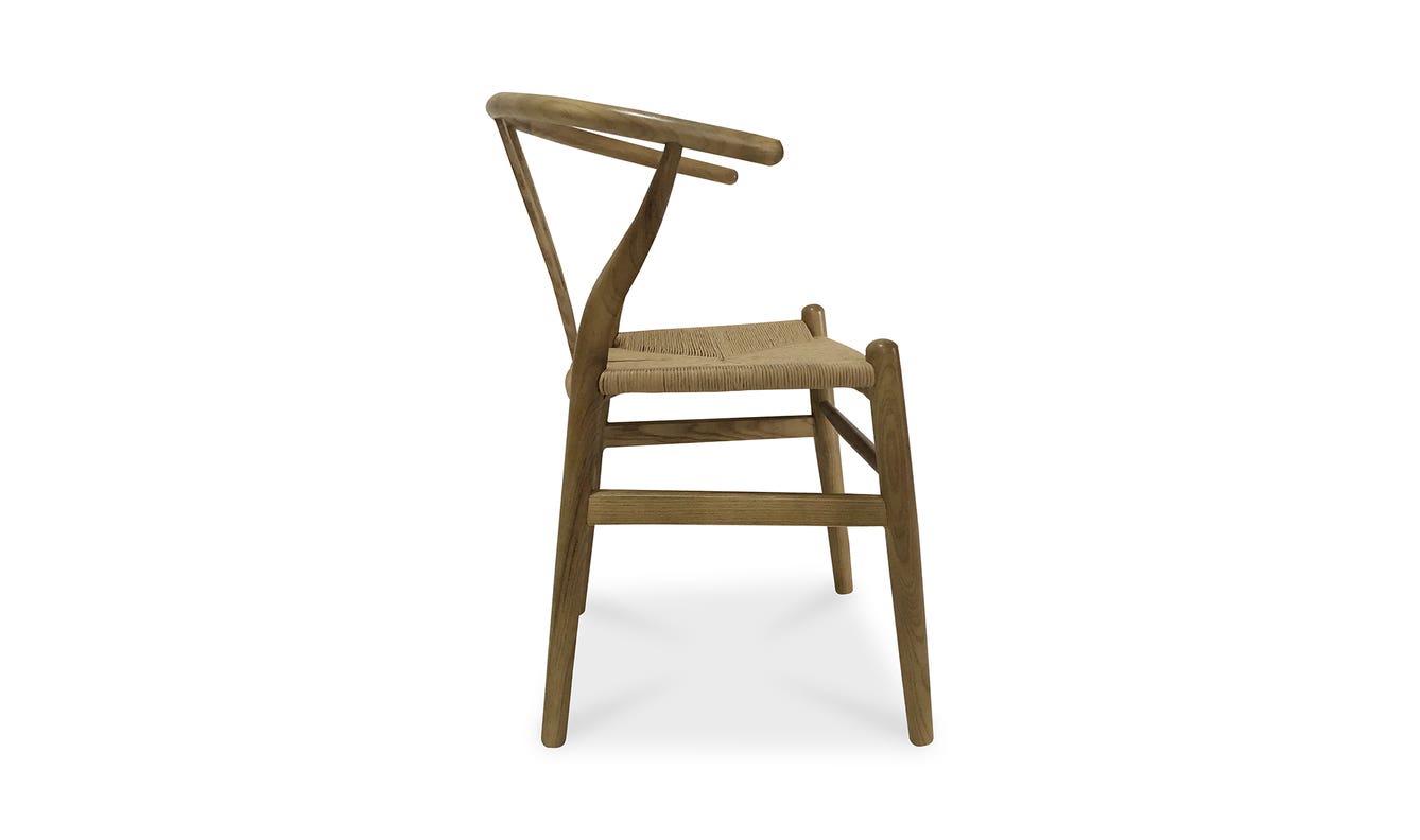 lifestyle view of Ventana Dining Chair Natural - Set Of Two luxury Chair