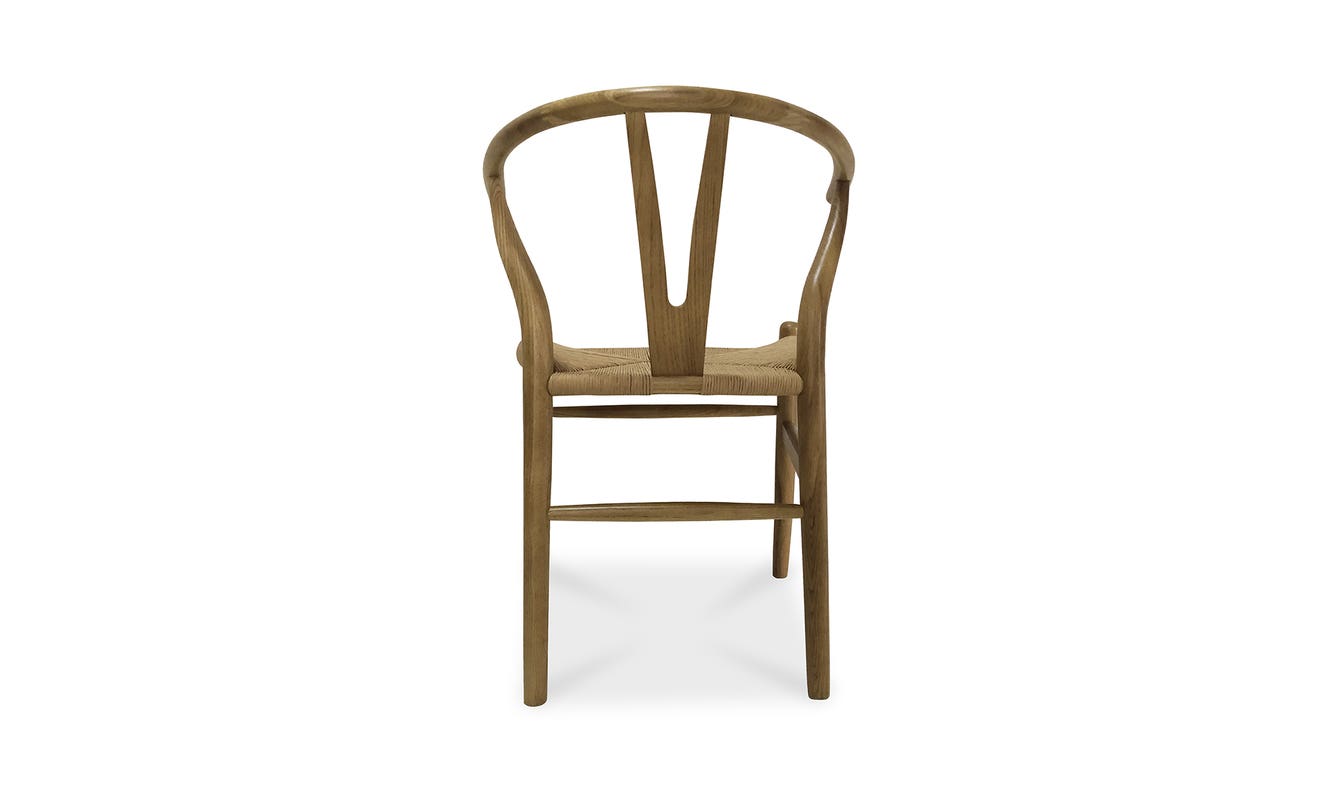 lifestyle view of Ventana Dining Chair Natural - Set Of Two luxury Chair