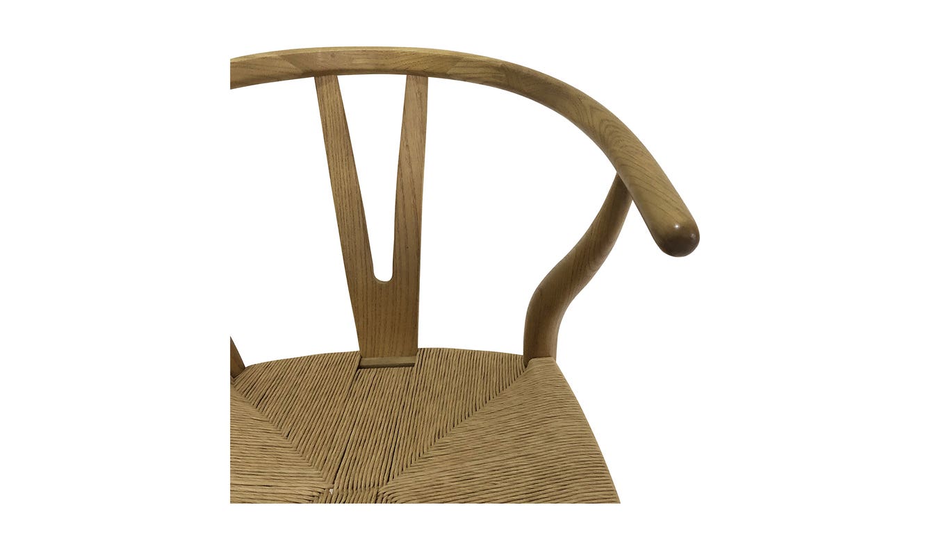 lifestyle view of Ventana Dining Chair Natural - Set Of Two luxury Chair