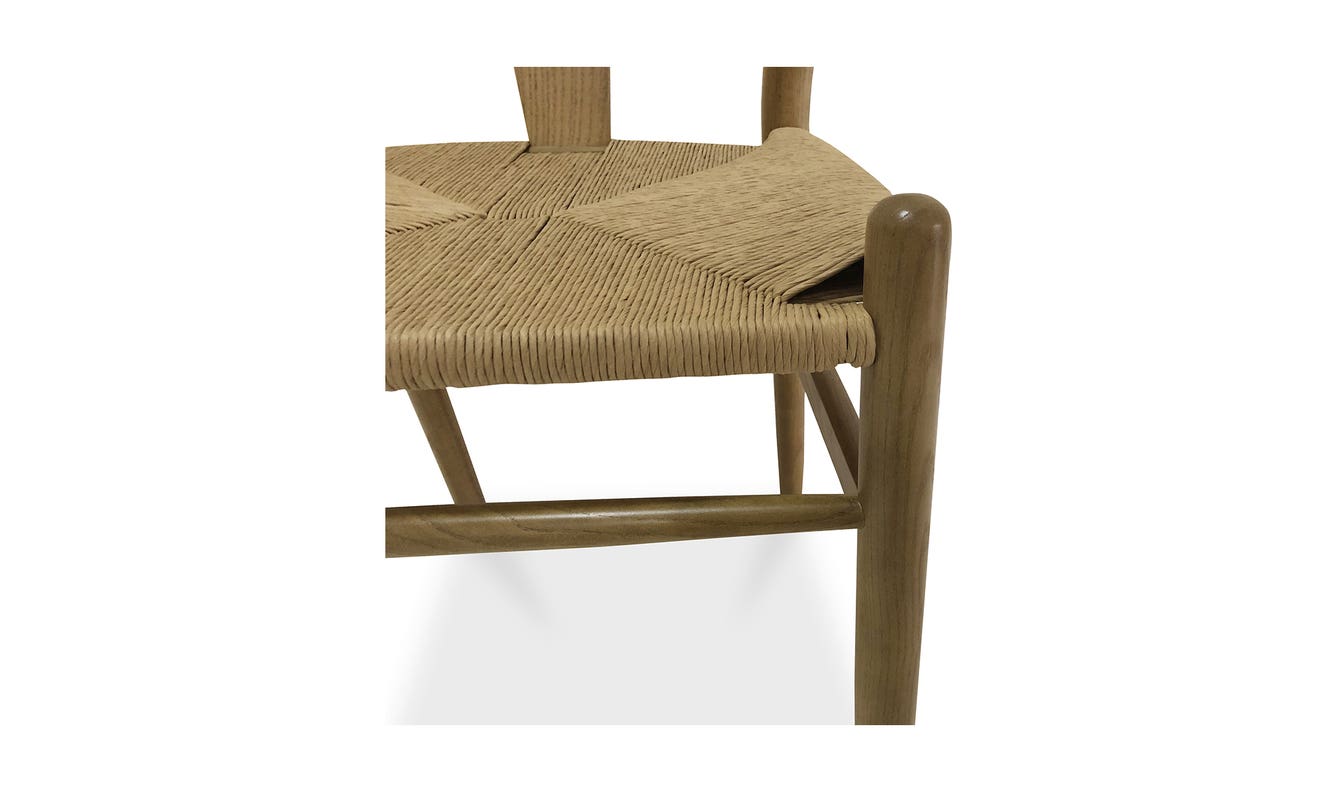 lifestyle view of Ventana Dining Chair Natural - Set Of Two luxury Chair