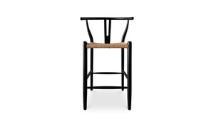 Ventana Counter Stool Black And Natural