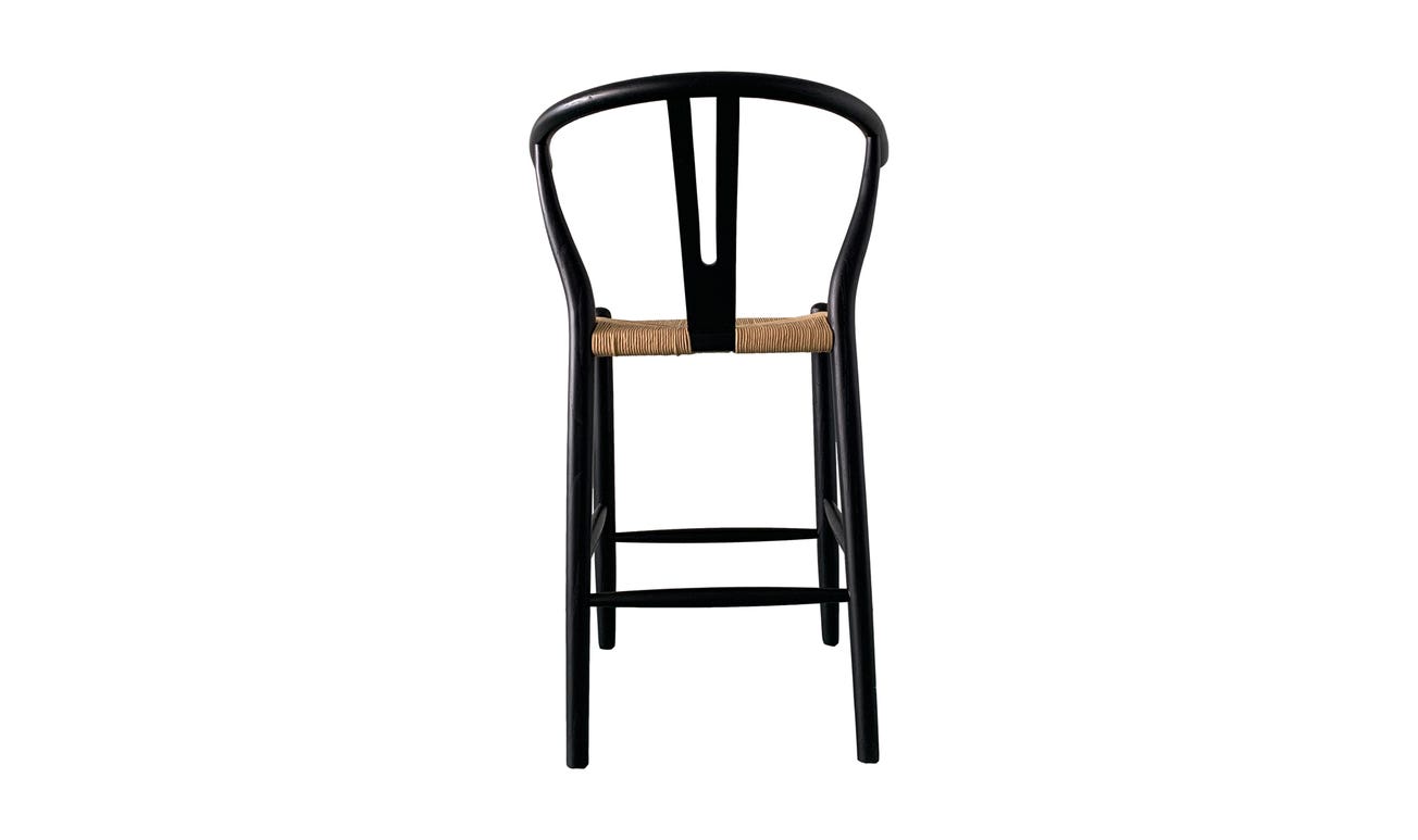 Ventana Counter Stool Black And Natural