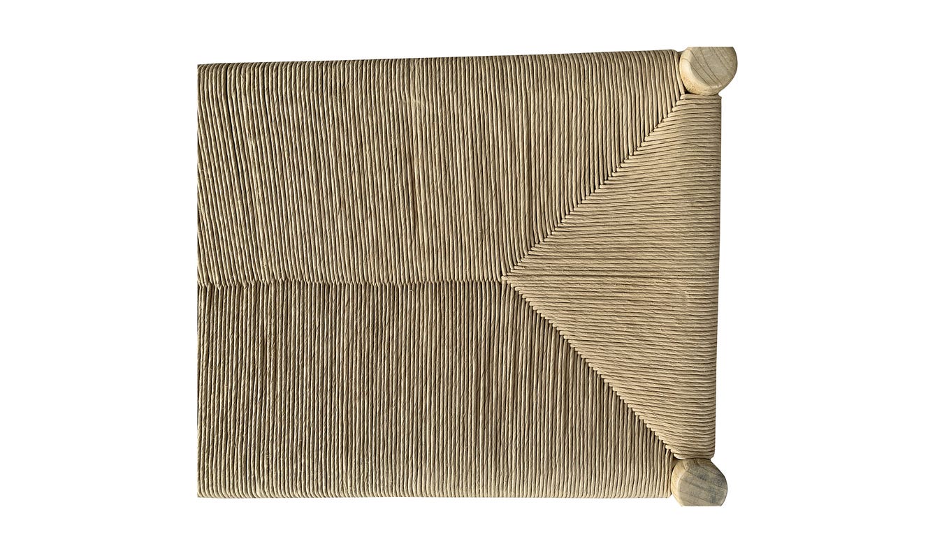 lifestyle view of Hawthorn Bench Large Natural luxury Bench