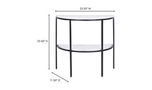 Lazlo Side Table White