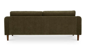 detail view of Quinn Sofa Cedar Green luxury Sofa