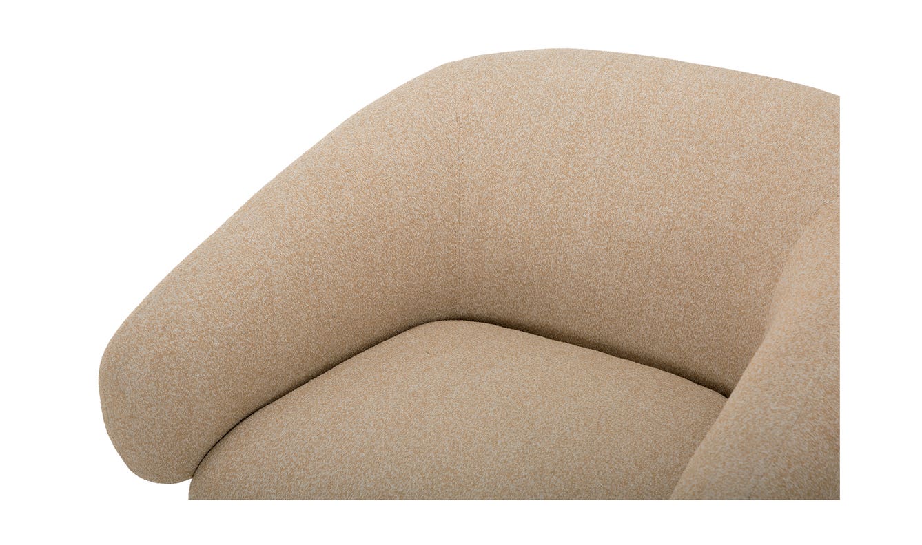 lifestyle view of Otto Accent Chair Flecked Tan luxury Chair