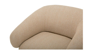 lifestyle view of Otto Accent Chair Flecked Tan luxury Chair