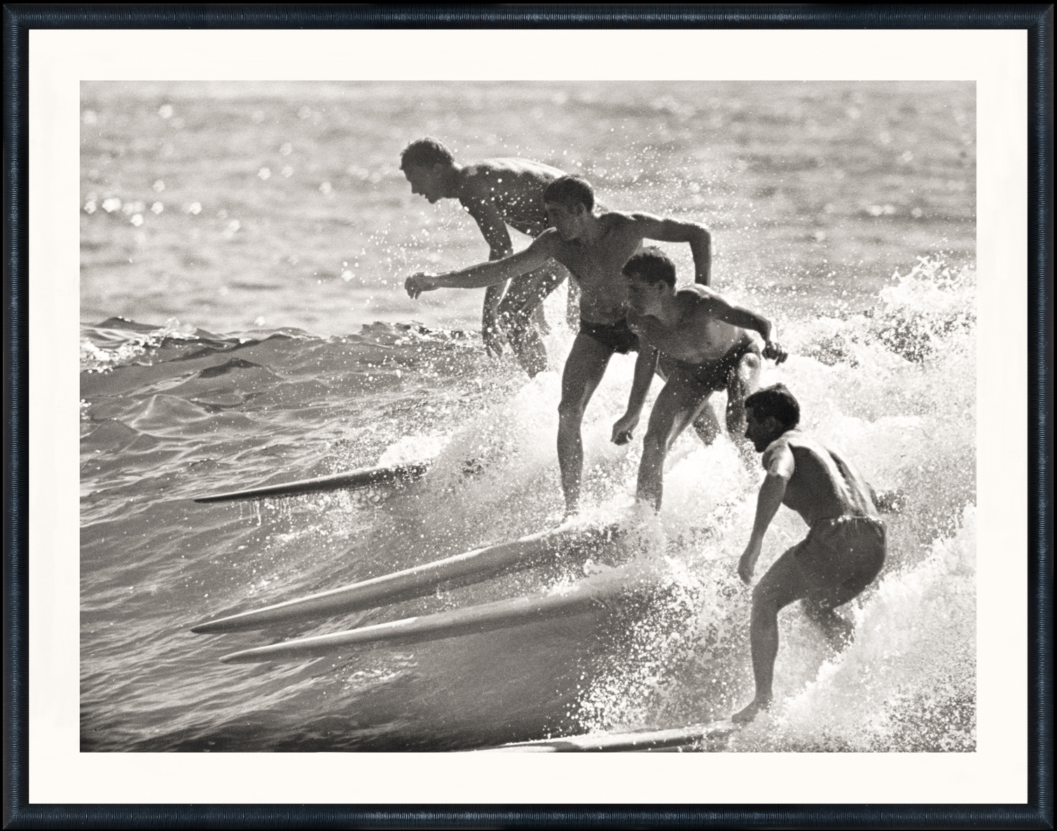 front view of NOSTALGIA COLLECTION – SURFING C. 1964 luxury Artwork