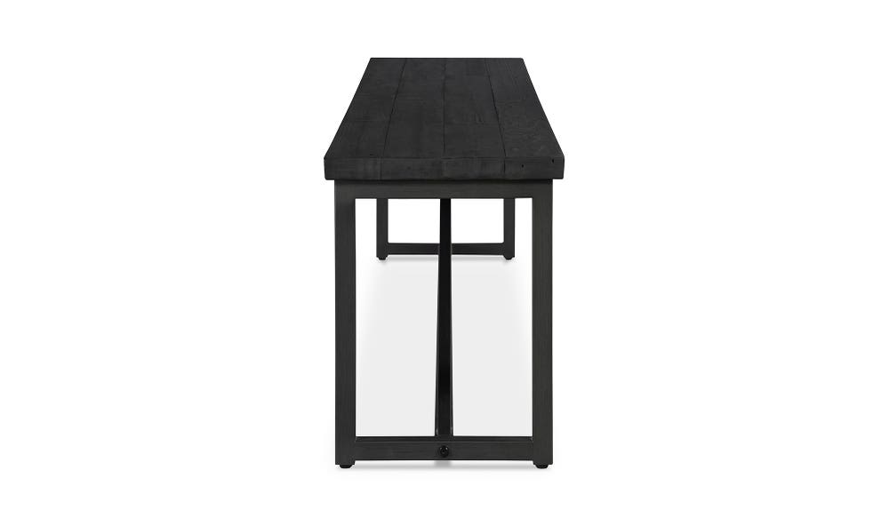 lifestyle view of Sierra Bench Black luxury Bench