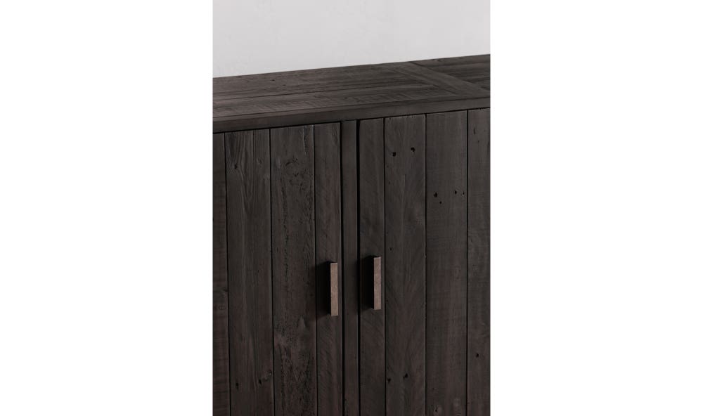 side view of Sierra Sideboard Black luxury Sideboard