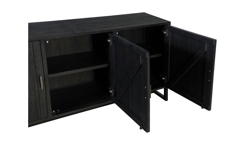 lifestyle view of Sierra Sideboard Black luxury Sideboard