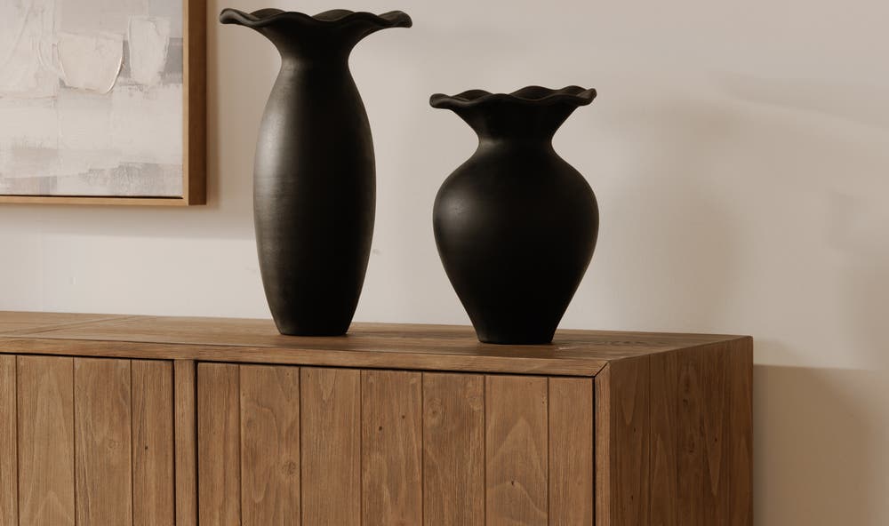 side view of Sierra Sideboard Natural luxury Sideboard