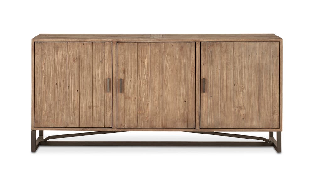 front view of Sierra Sideboard Natural luxury Sideboard