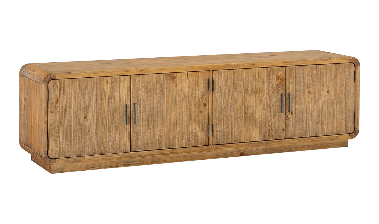 Monterey Media Cabinet Rustic Blonde