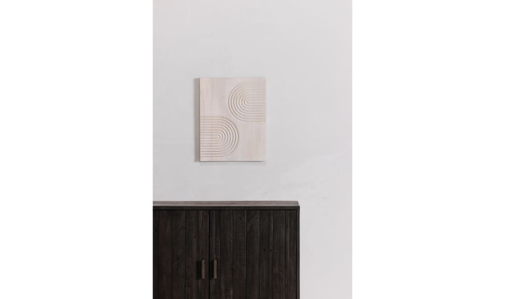 side view of Sierra 2 Door Cabinet Black luxury Storage Cabinets & Locker
