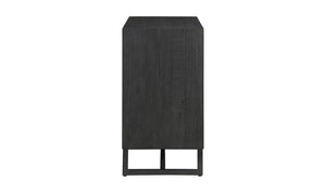 lifestyle view of Sierra 2 Door Cabinet Black luxury Storage Cabinets & Locker