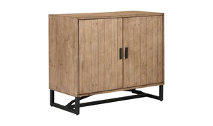 detail view of Sierra 2 Door Cabinet Natural luxury Storage Cabinets & Locker