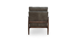 detail view of Arturo Accent Chair Brown luxury Chair
