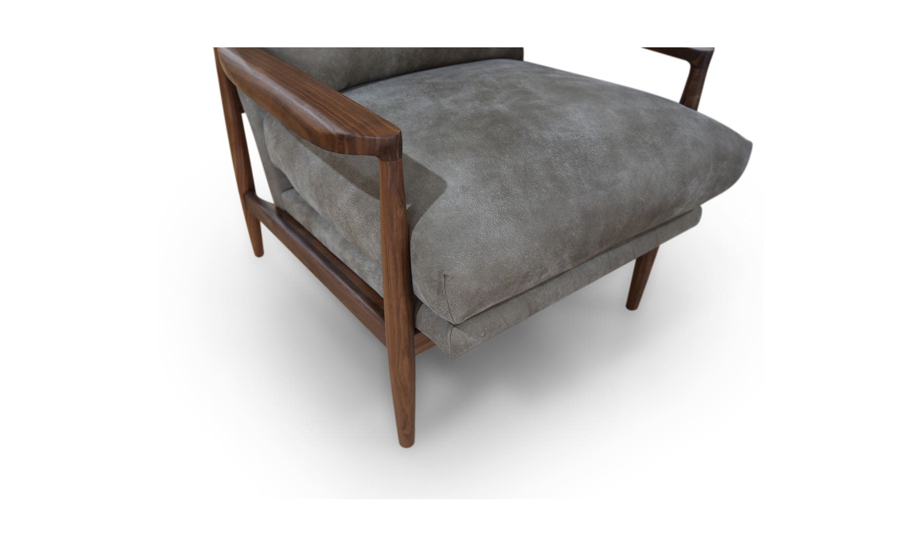 lifestyle view of Arturo Accent Chair Brown luxury Chair