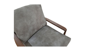 lifestyle view of Arturo Accent Chair Brown luxury Chair