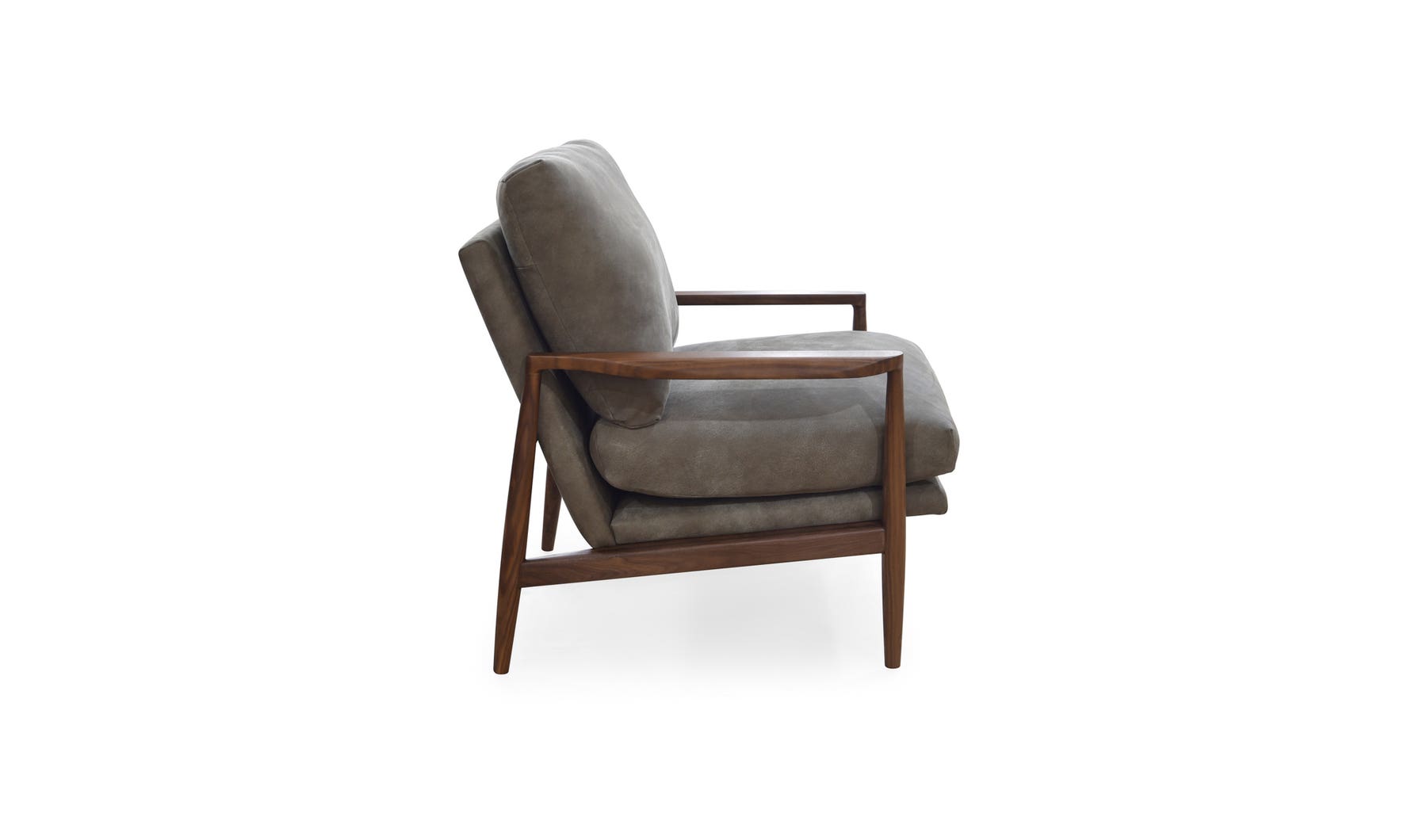 lifestyle view of Arturo Accent Chair Brown luxury Chair