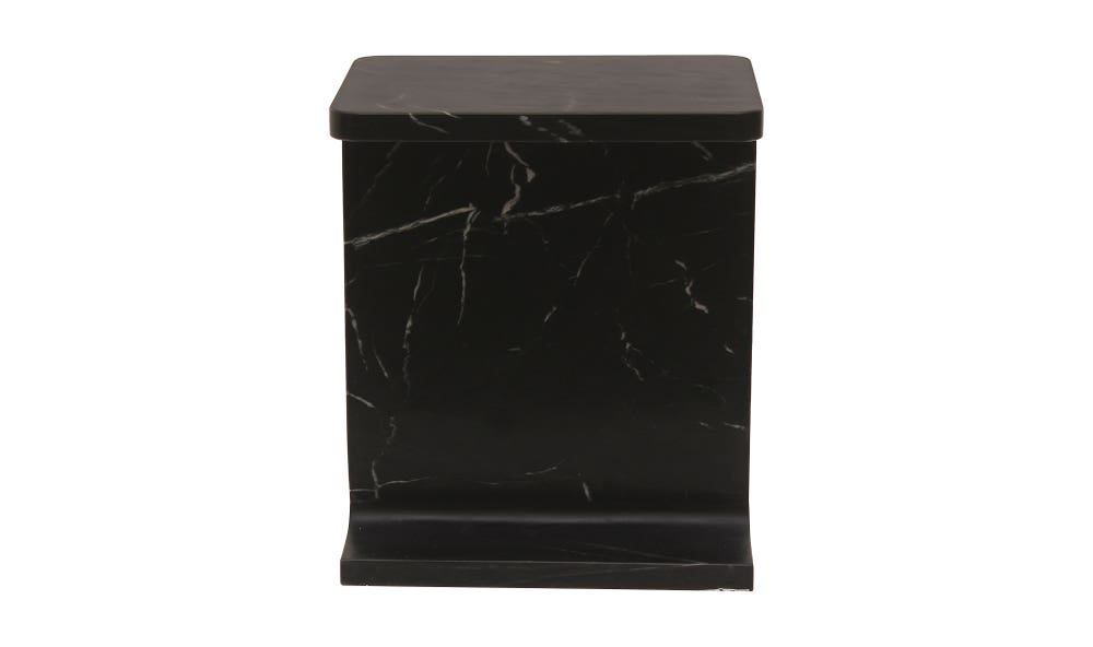 front view of Tullia Accent Table Black luxury Accent Table