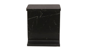 front view of Tullia Accent Table Black luxury Accent Table