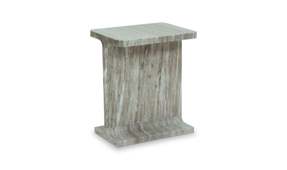 detail view of Tullia Accent Table Taupe luxury Accent Table