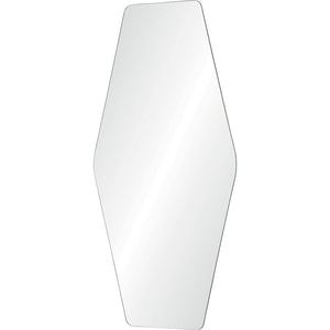 Switzer Wall Mirror featuring a sleek hexagonal design and clear glass finish